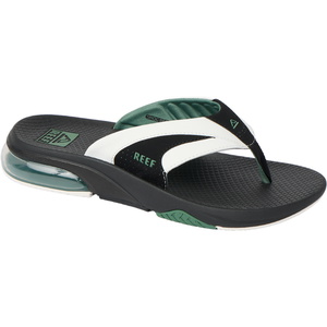 2026 Reef Mens Fanning+ Sandals CJ9037 - White / Black / Green